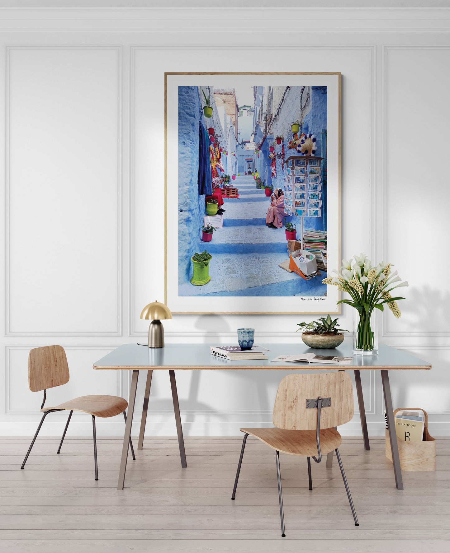 Women in reds | Framed & Mounted Print