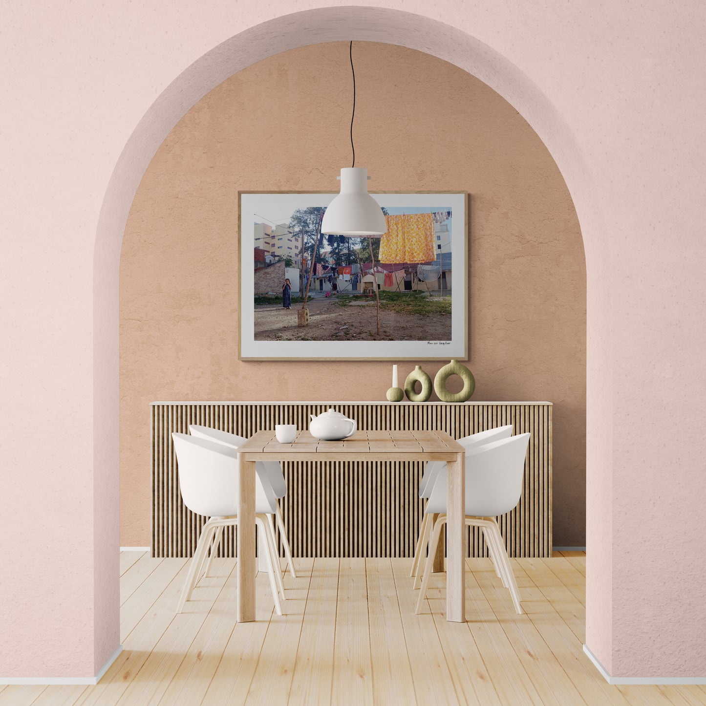 Laundry Girl | Framed & Mounted Print