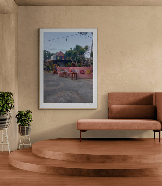 Street situation | Framed & Mounted Print