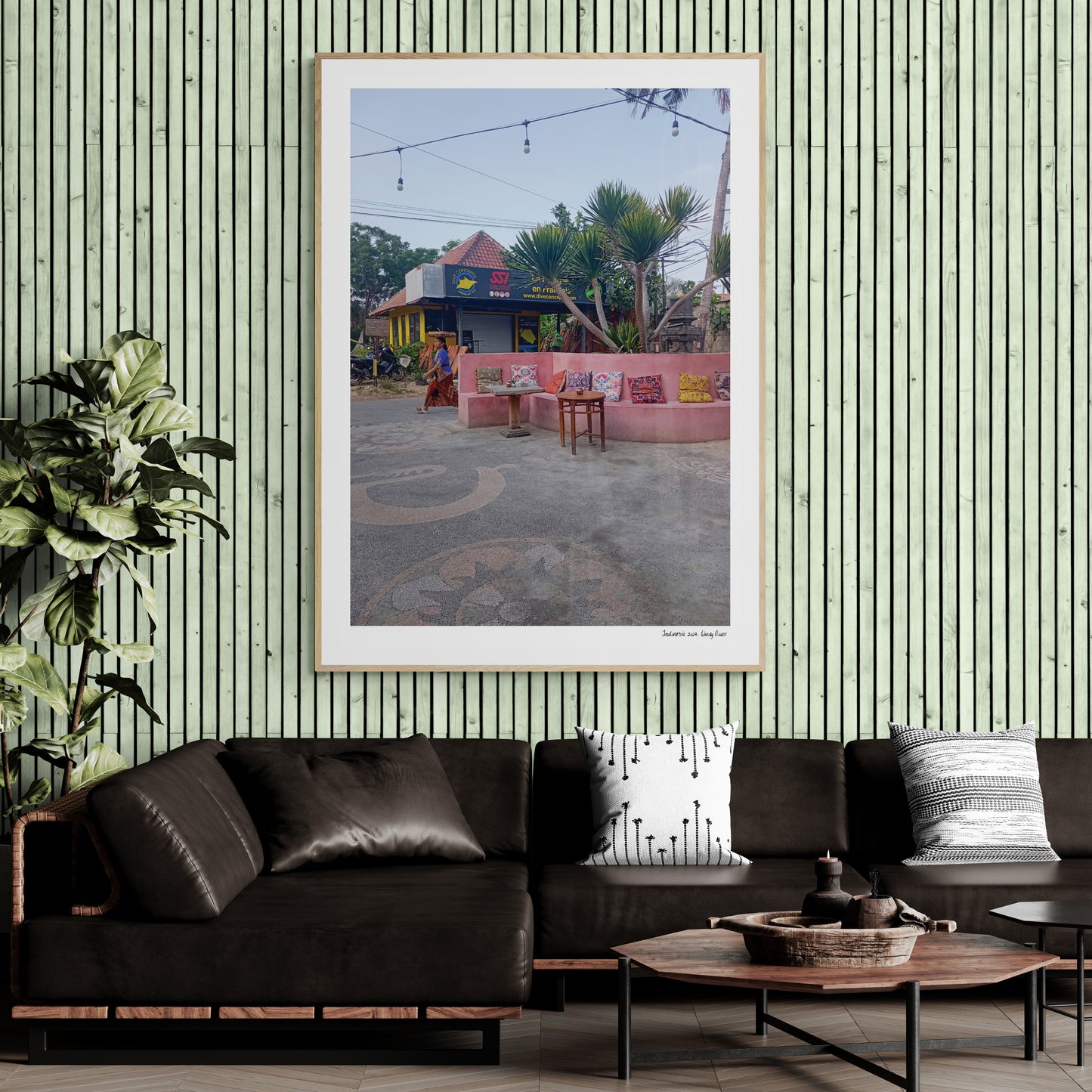 Street situation | Framed & Mounted Print