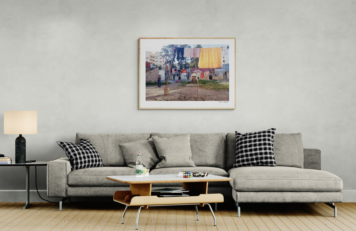 Laundry Girl | Framed & Mounted Print