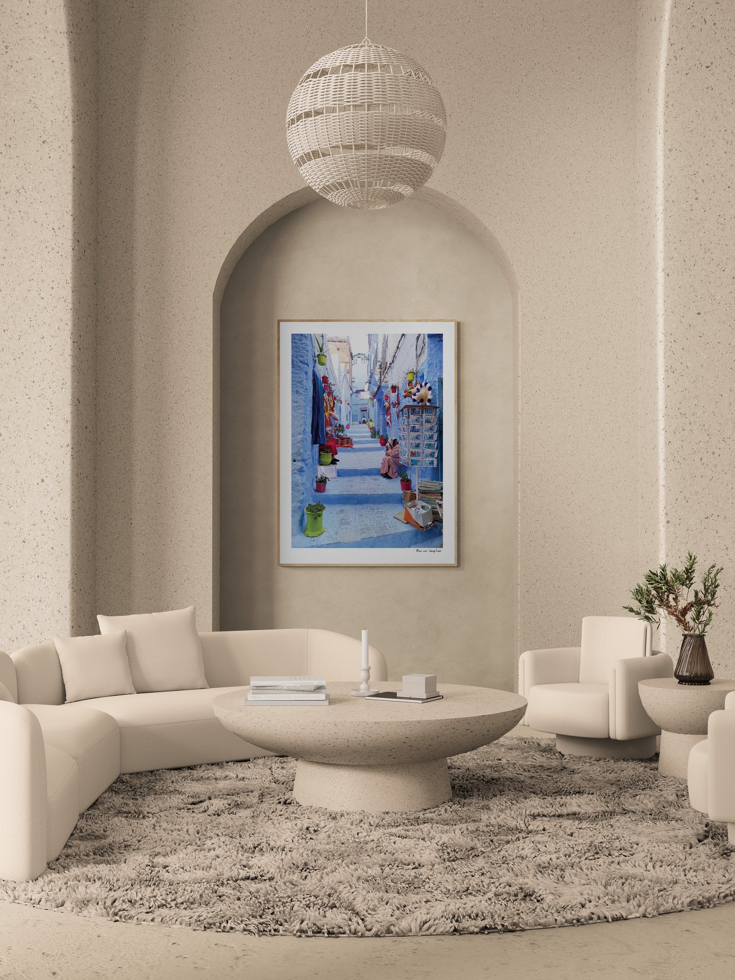 Women in reds | Framed & Mounted Print