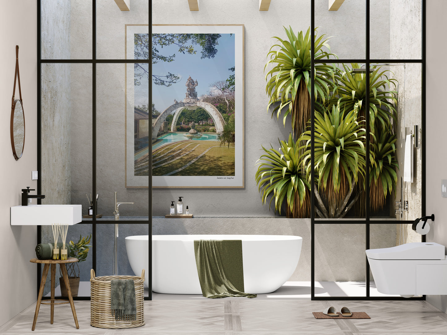 Hanuman Temple |  Framed & Mounted Print