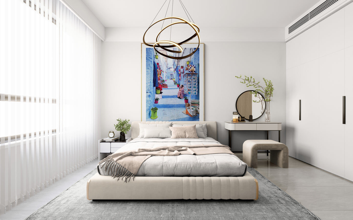 Women in reds | Framed & Mounted Print