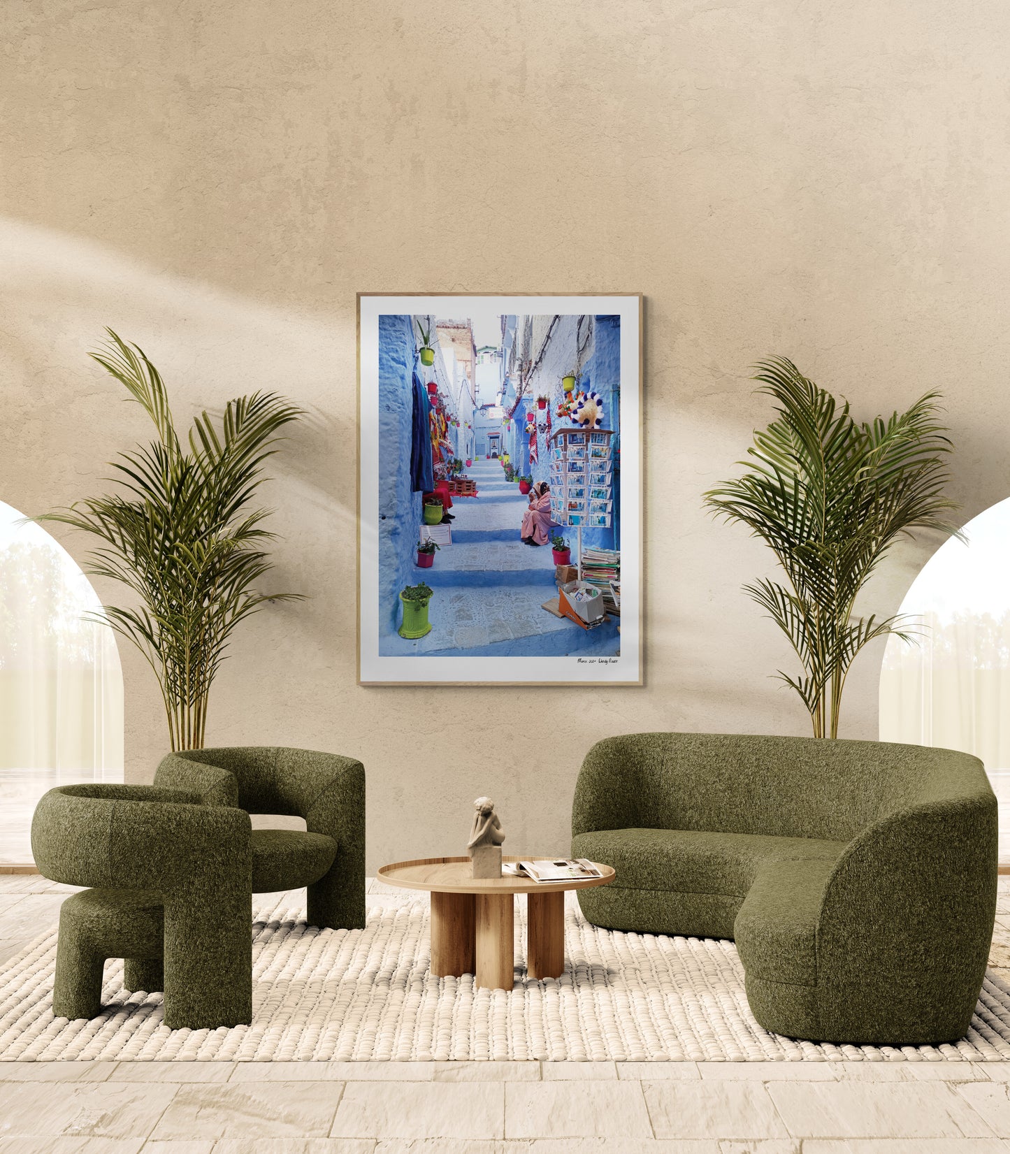 Women in reds | Framed & Mounted Print