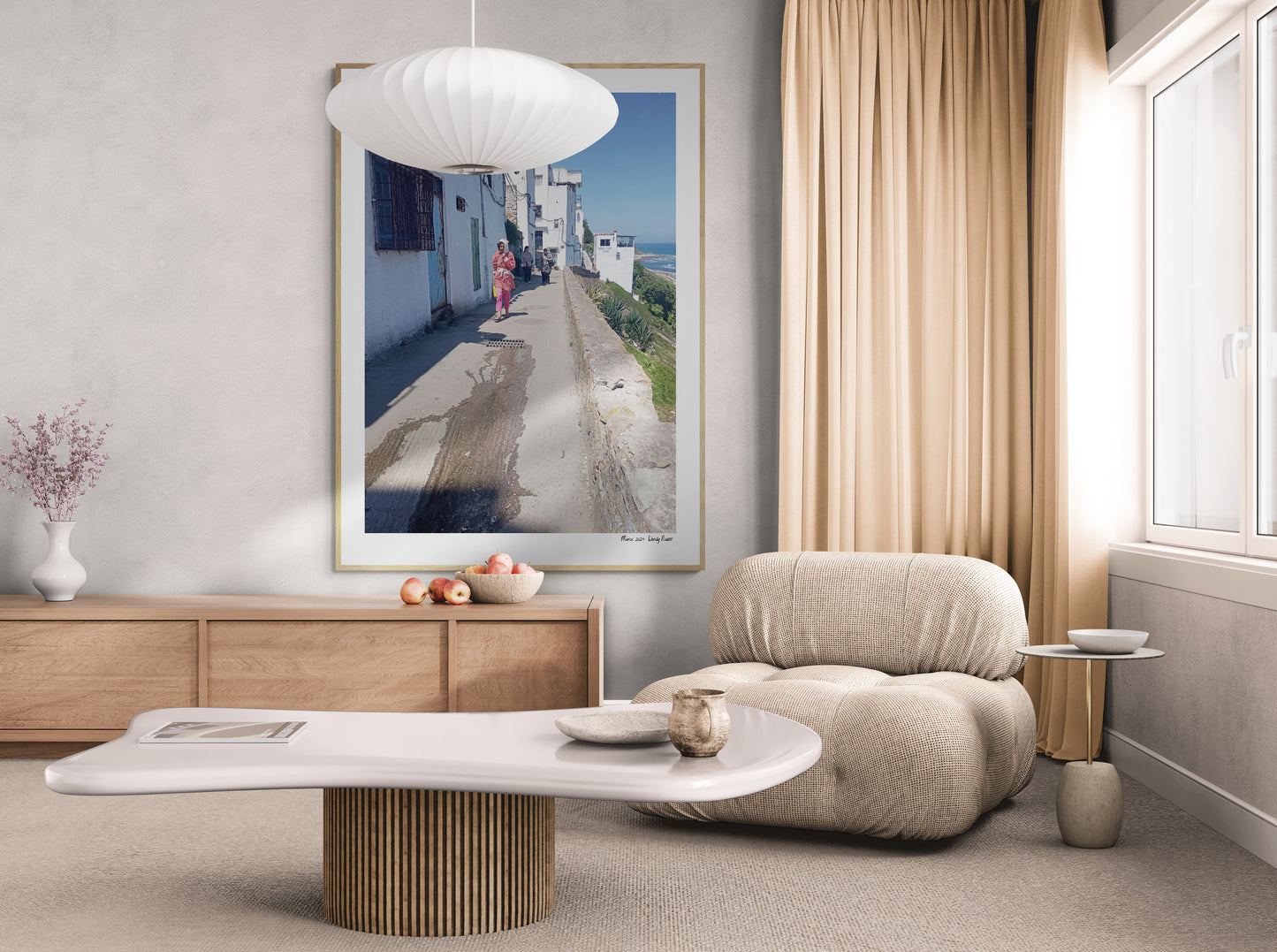 Women walking | Framed & Mounted Print