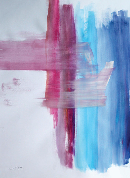 Determined | Original Paper Painting