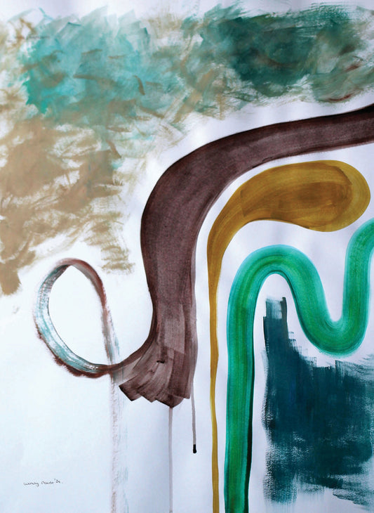 Ego | Original Paper Painting