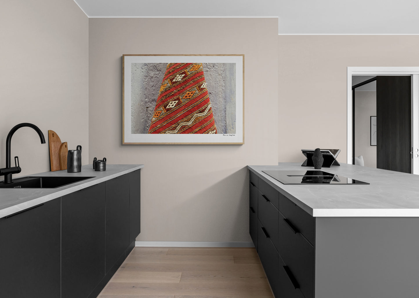 Amazigh carpet | Framed & Mounted Print