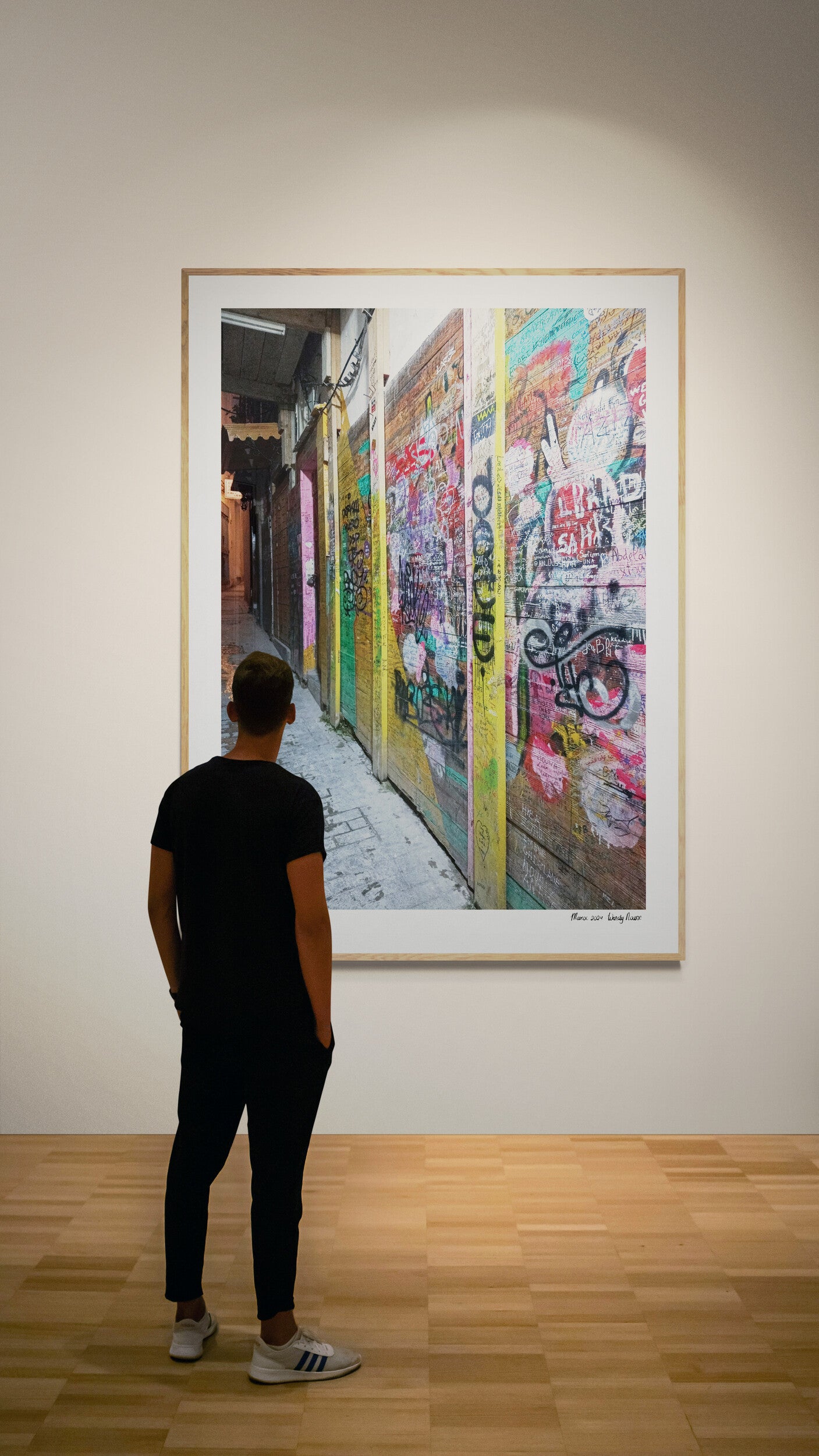 Graphitti street | Framed & Mounted Print