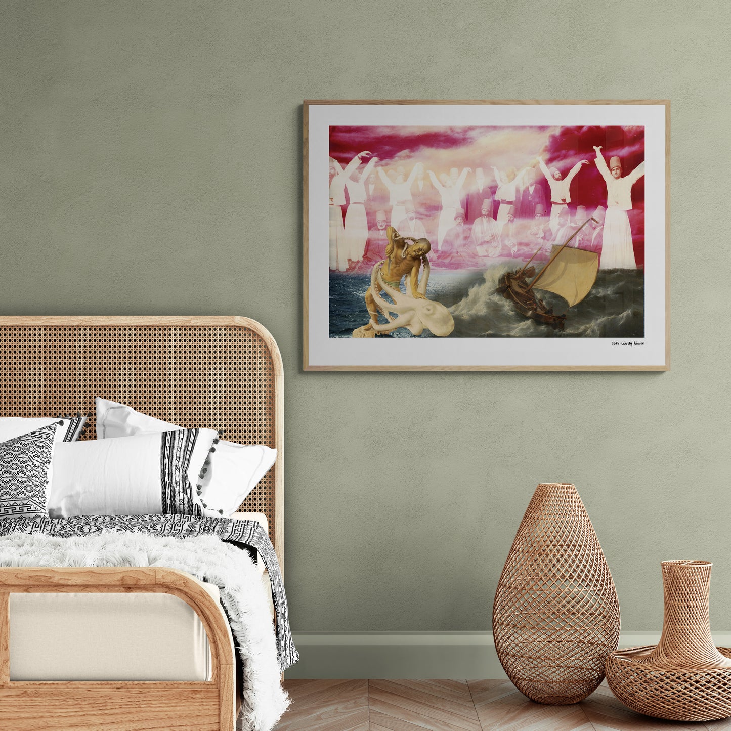 Supporting | Framed & Mounted Print