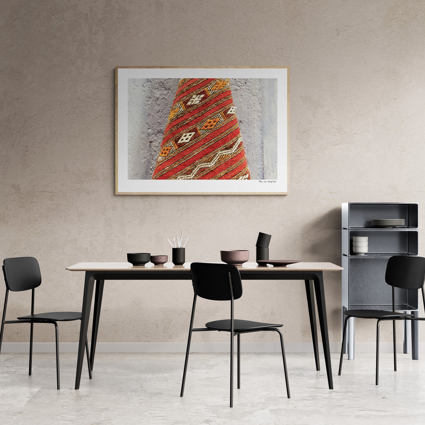 Amazigh carpet | Framed & Mounted Print