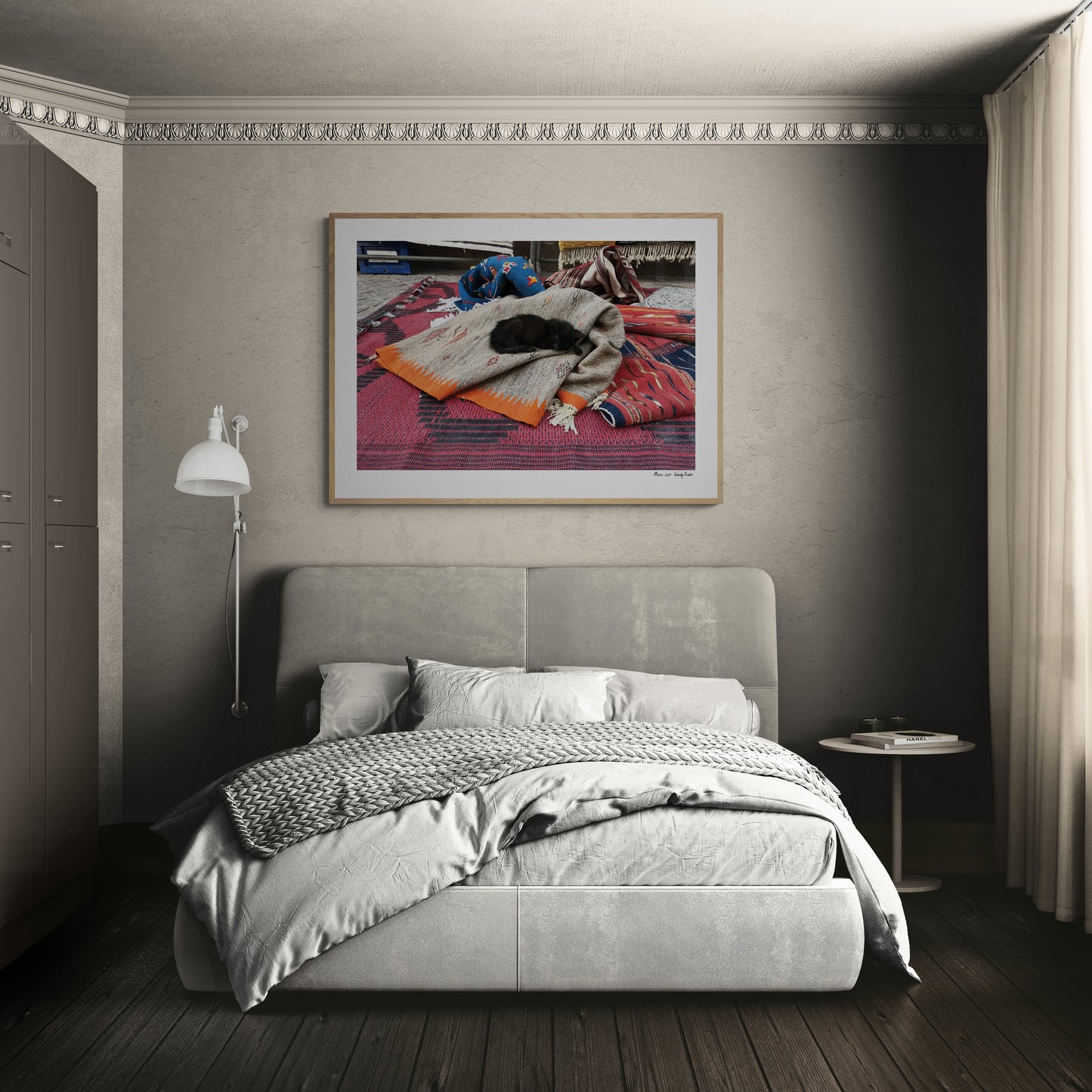 Sleeping cat | Framed & Mounted Print