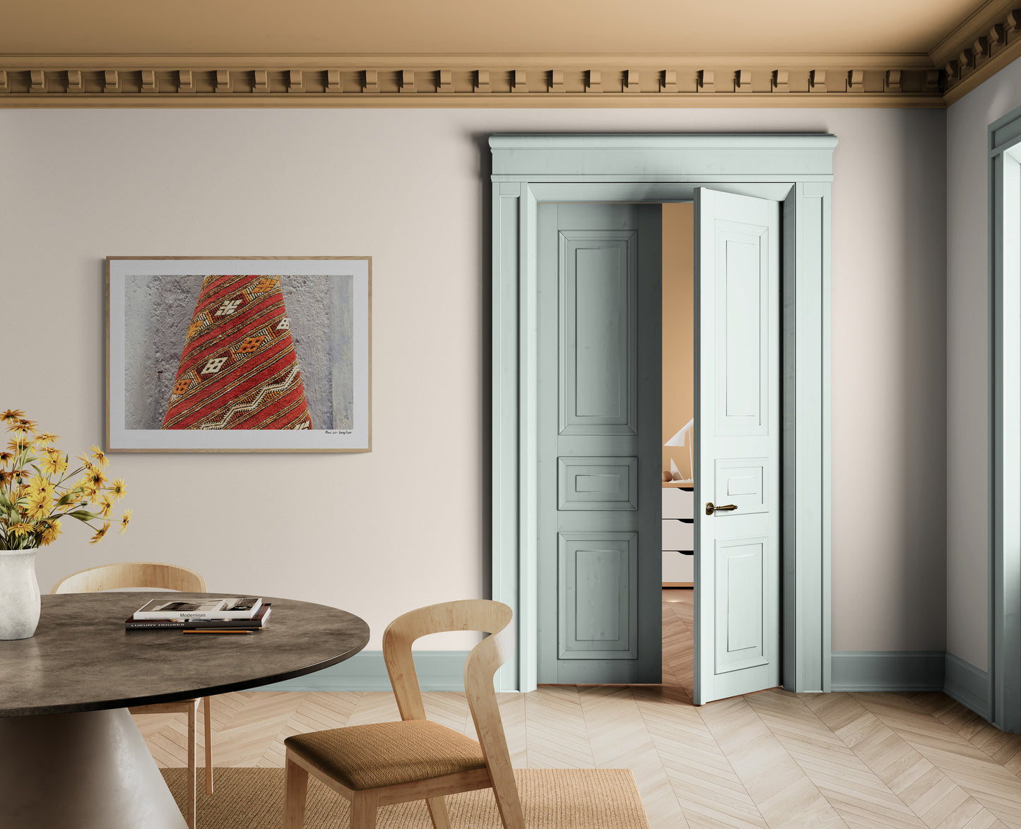 Amazigh carpet | Framed & Mounted Print