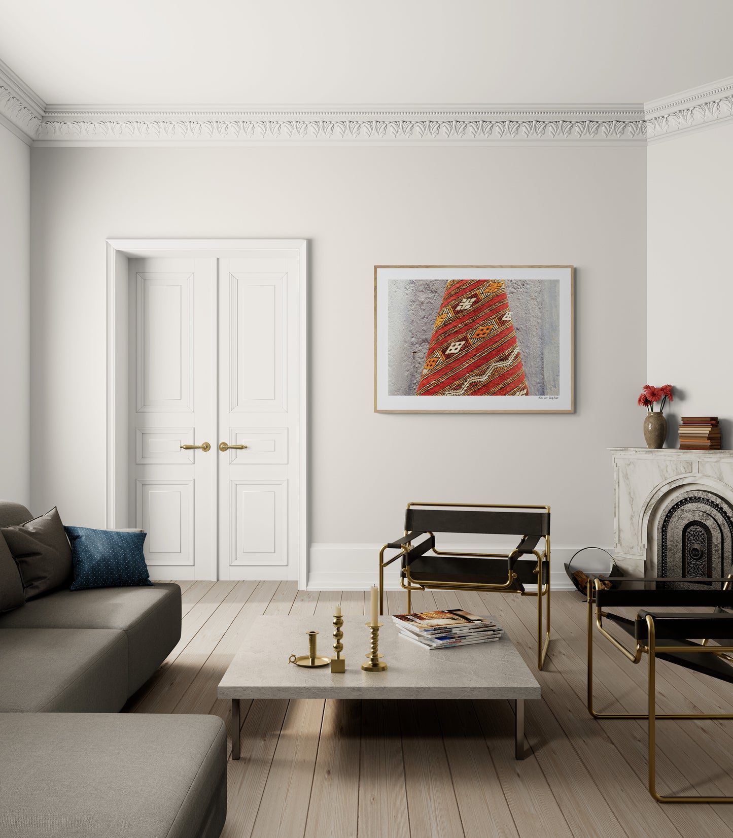 Amazigh carpet | Framed & Mounted Print