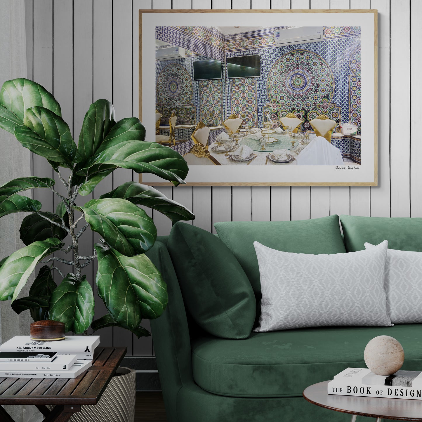 Table setting |  Framed & Mounted Print