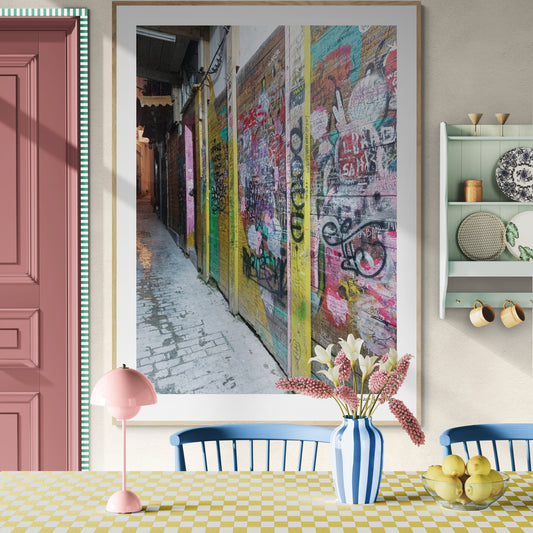 Graphitti street | Framed & Mounted Print