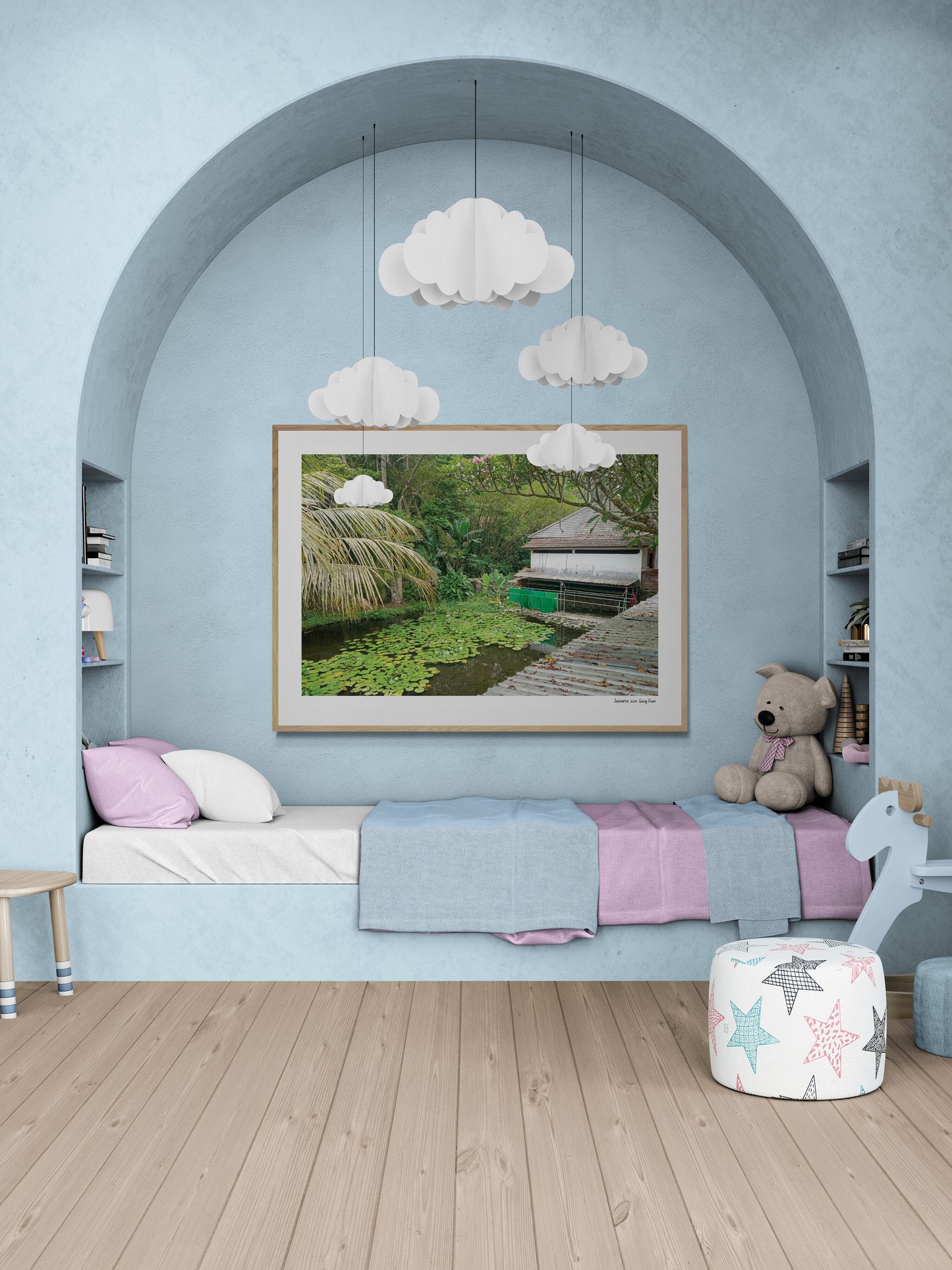 Laundry rack |  Framed & Mounted Print