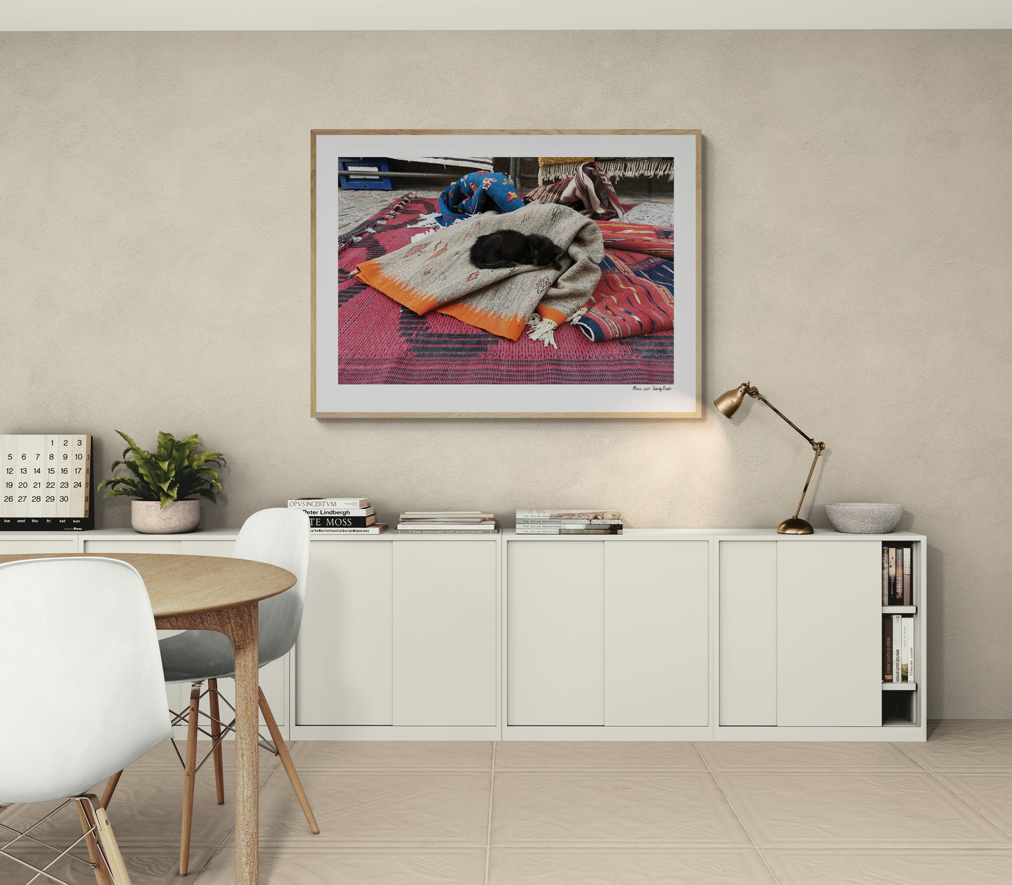 Sleeping cat | Framed & Mounted Print
