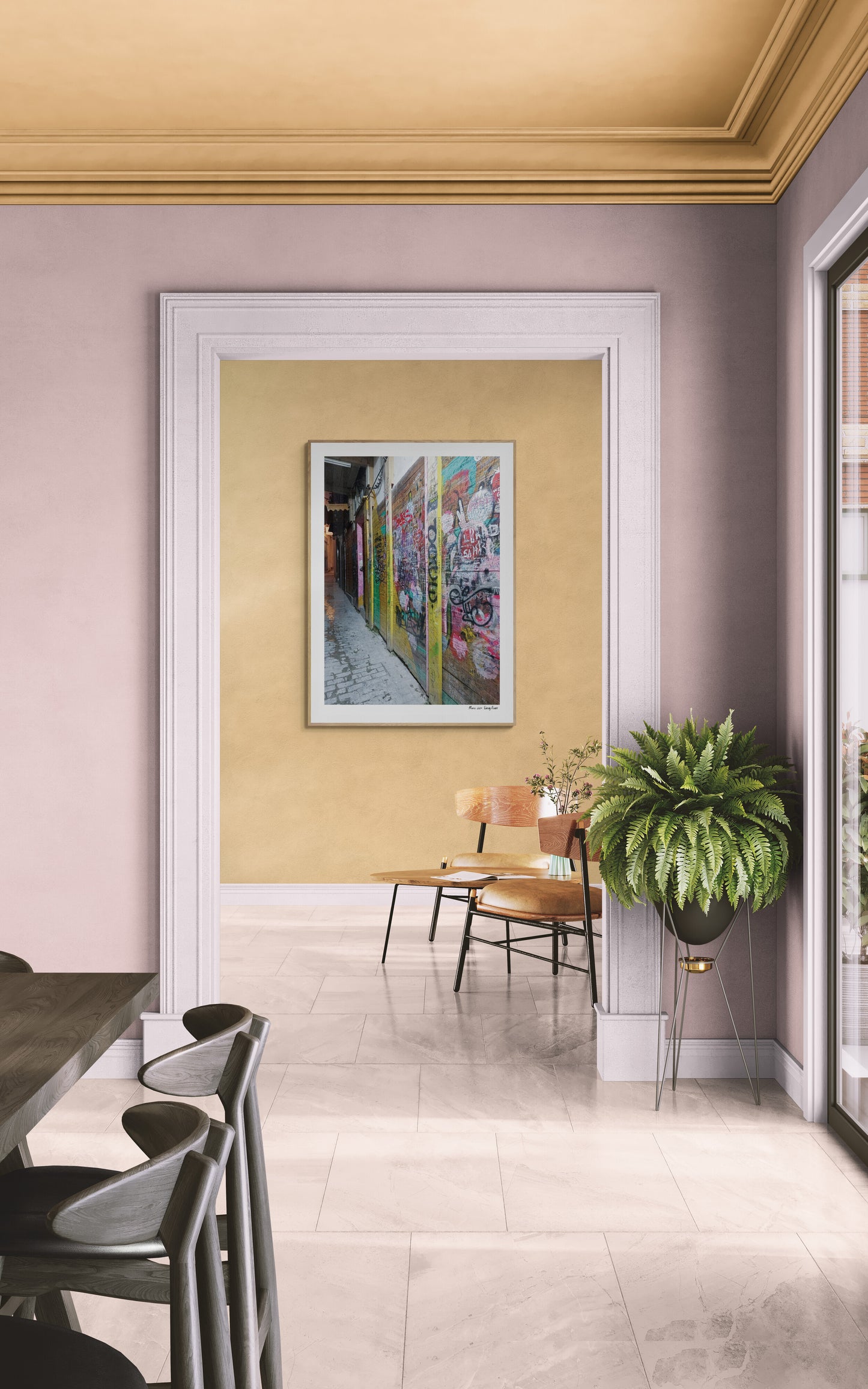 Graphitti street | Framed & Mounted Print