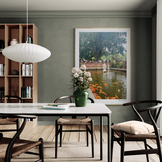 Koi pond | Framed & Mounted Print