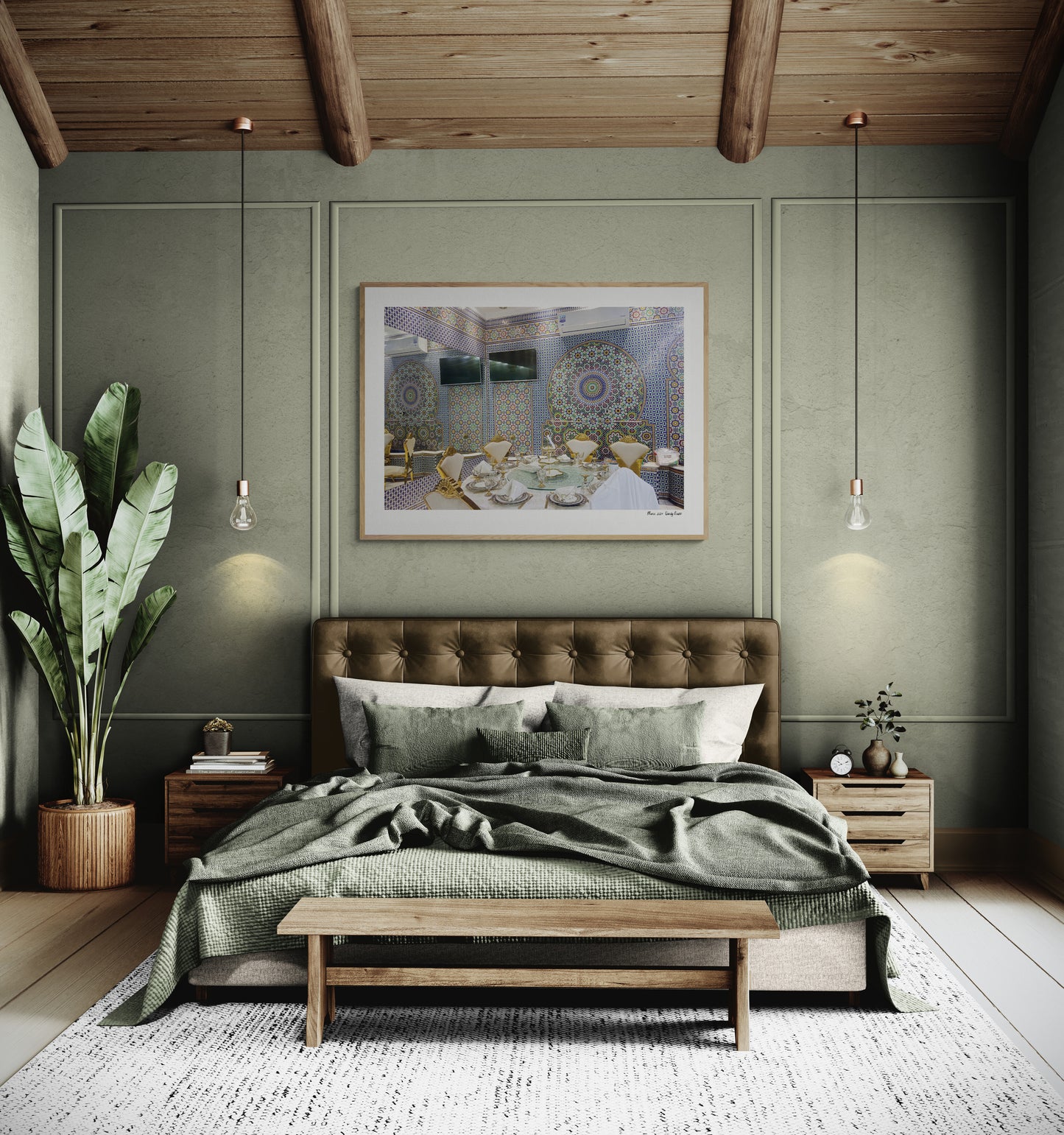 Table setting |  Framed & Mounted Print