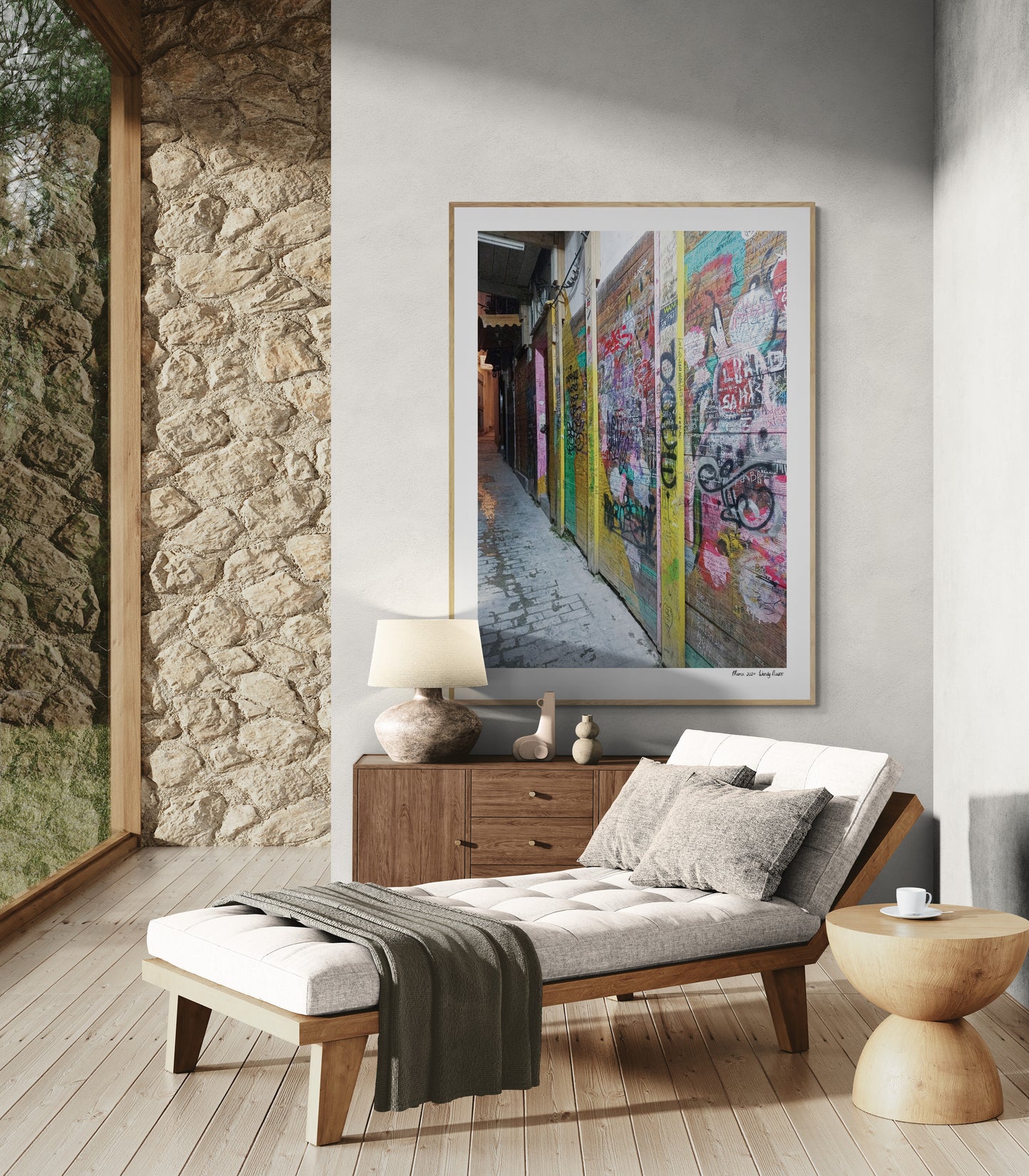 Graphitti street | Framed & Mounted Print