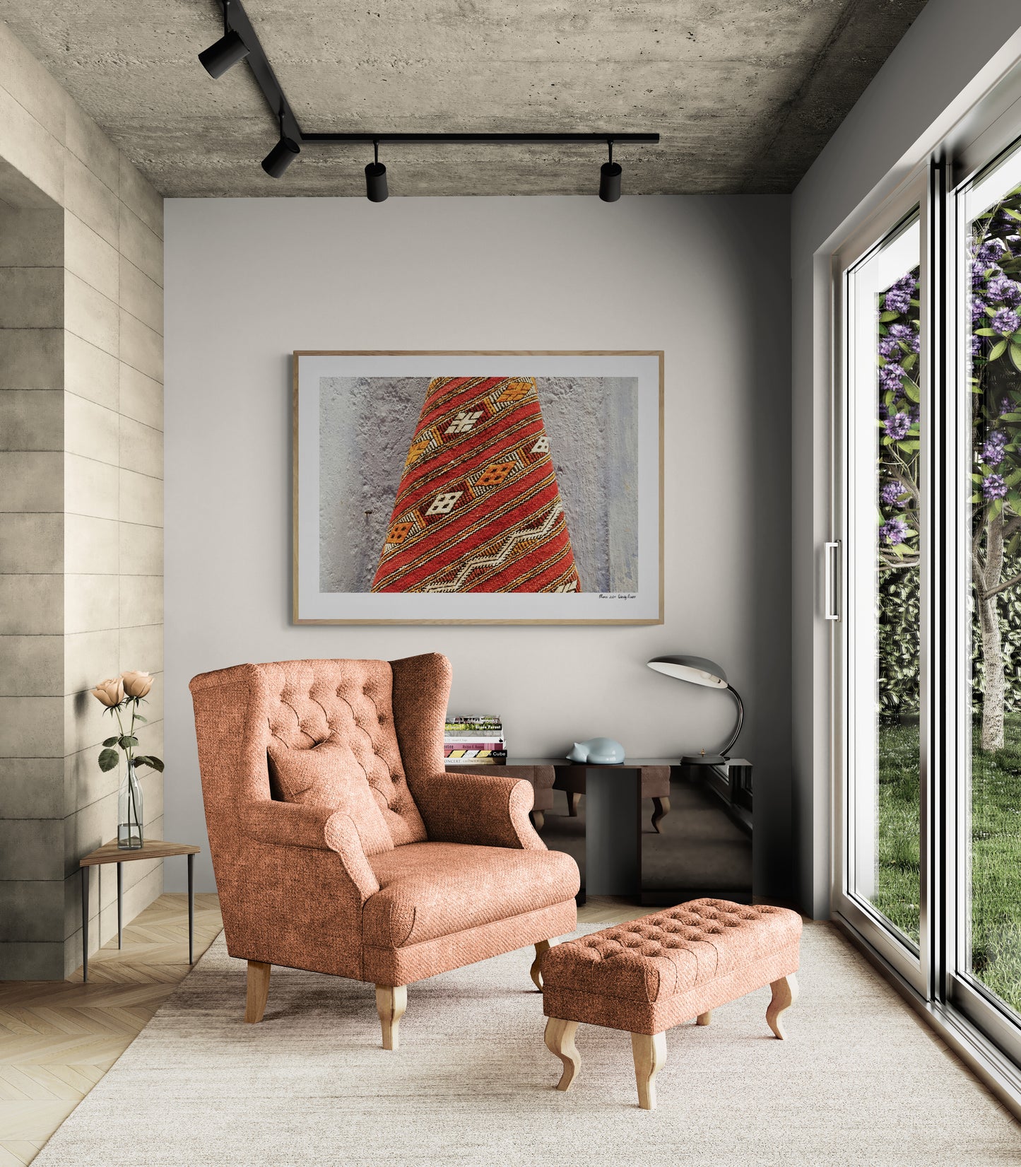 Amazigh carpet | Framed & Mounted Print