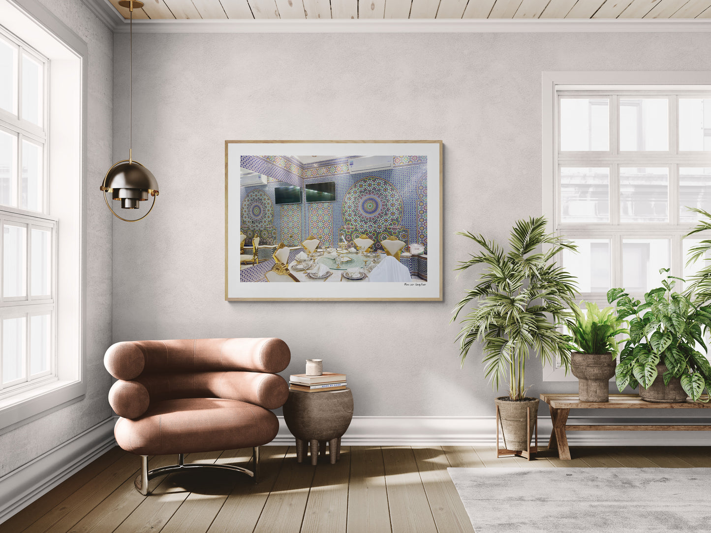 Table setting |  Framed & Mounted Print