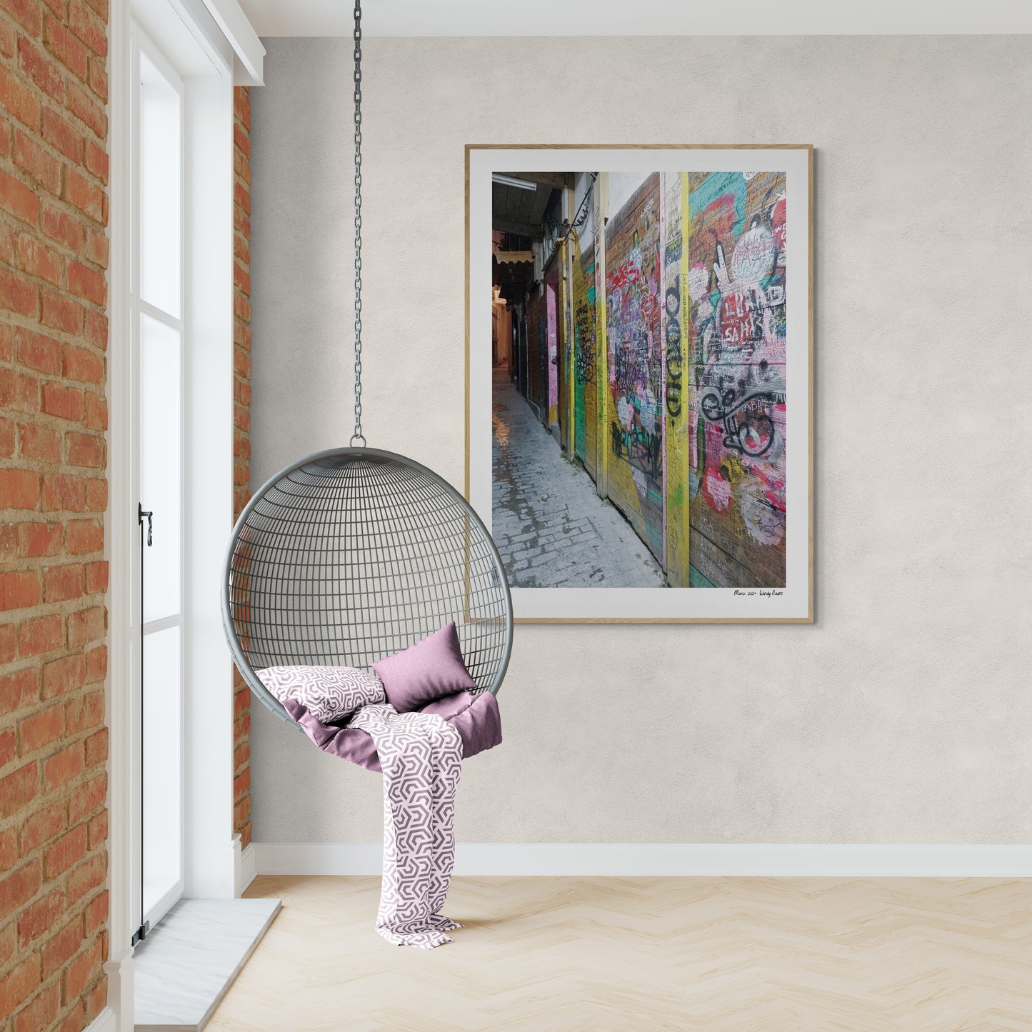 Graphitti street | Framed & Mounted Print