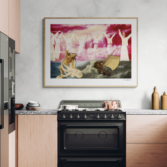 Supporting | Framed & Mounted Print