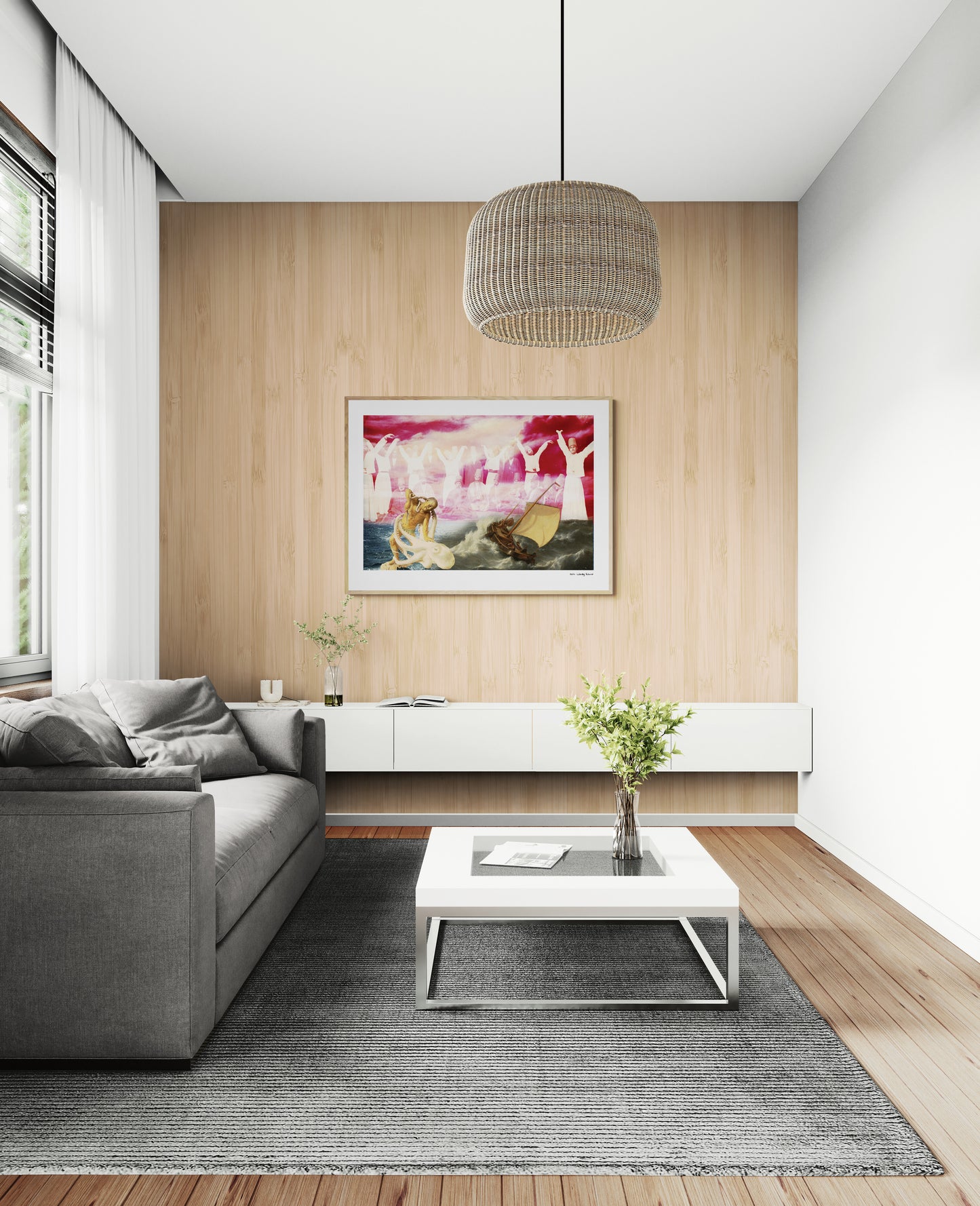 Supporting | Framed & Mounted Print