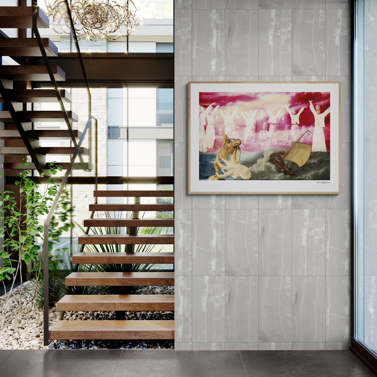 Supporting | Framed & Mounted Print