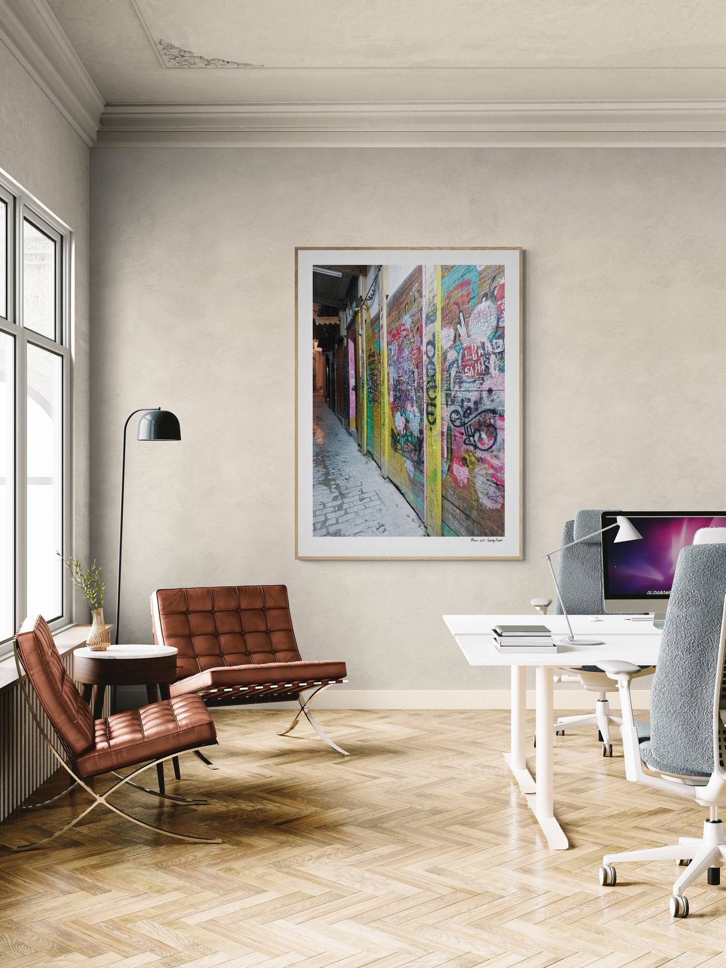 Graphitti street | Framed & Mounted Print