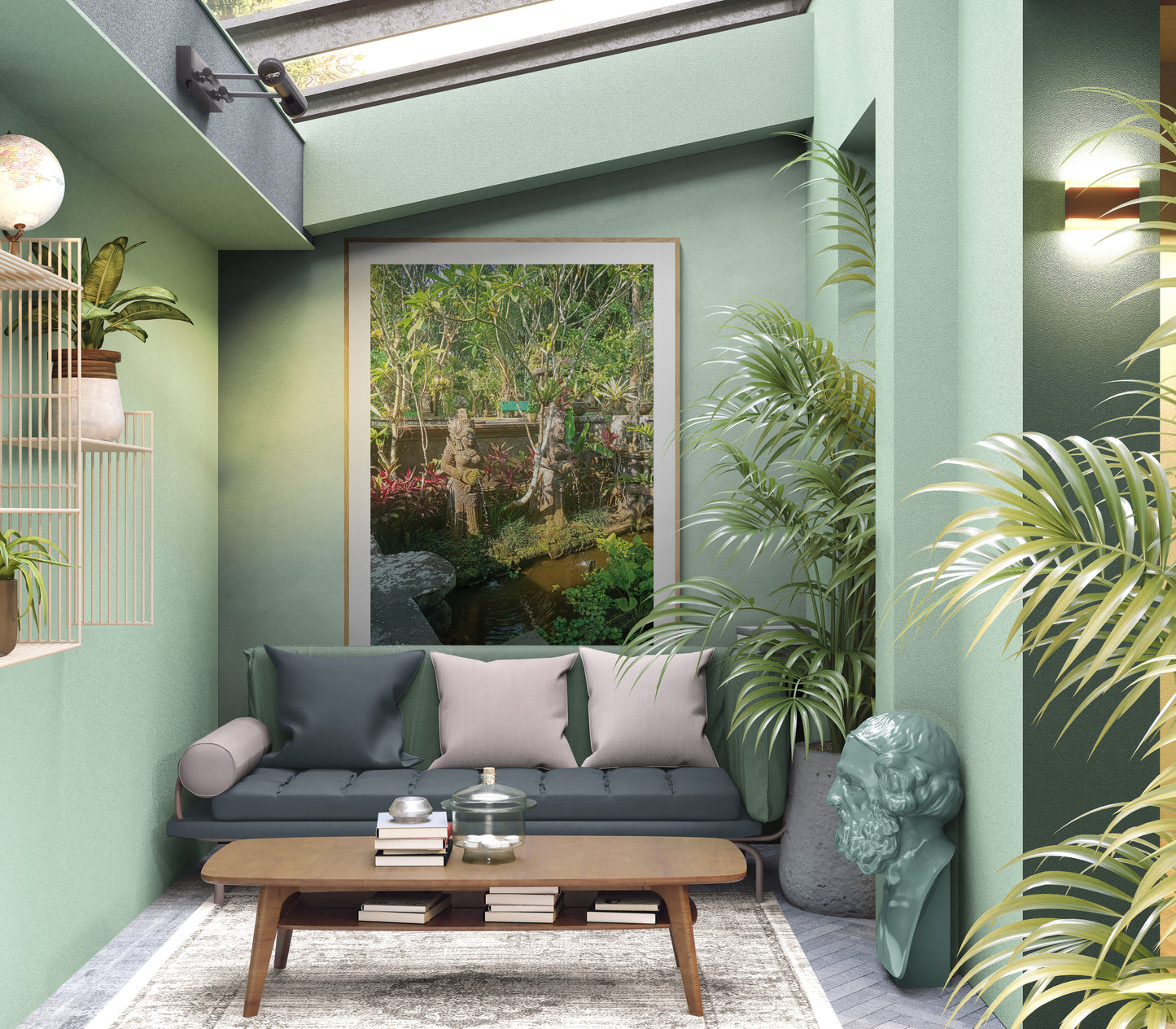 Statue garden |  Framed & Mounted Print