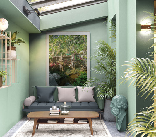 Statue garden | Framed & Mounted Print