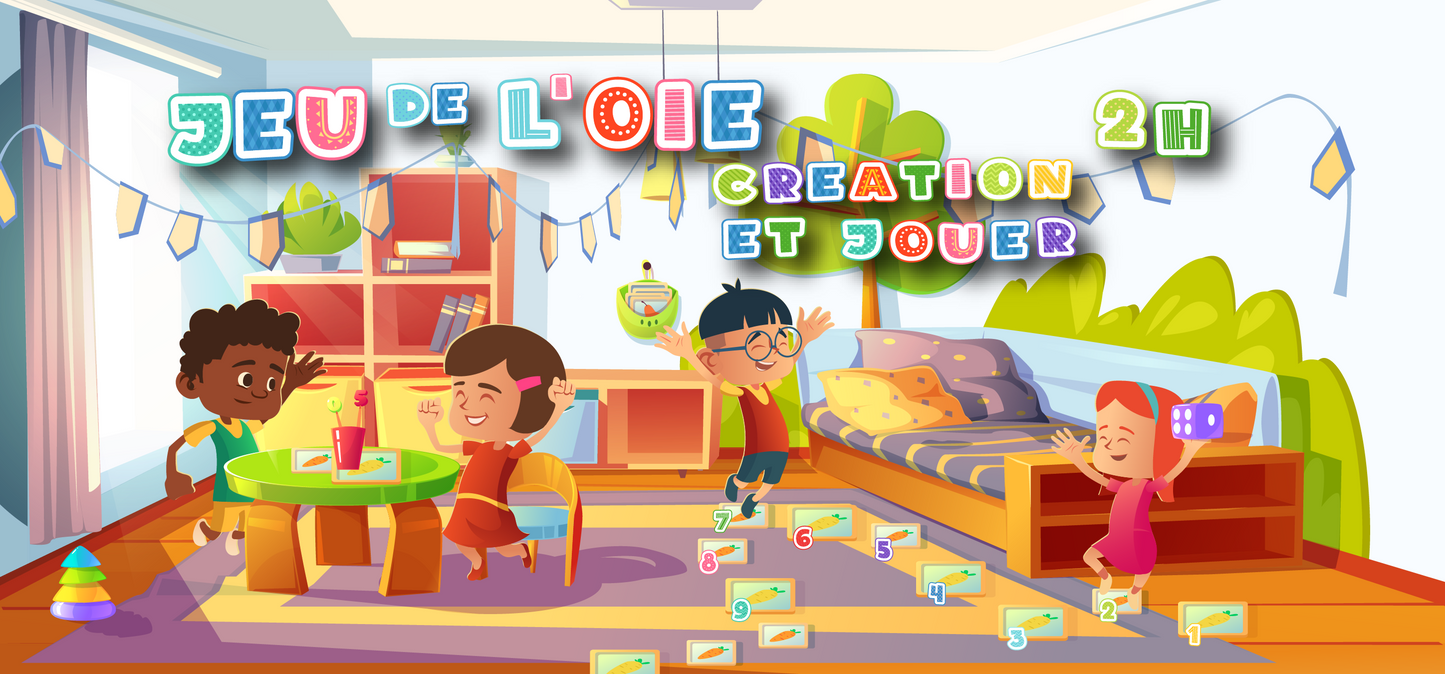 Anniversaire Jeu de l'oie | Enfant.