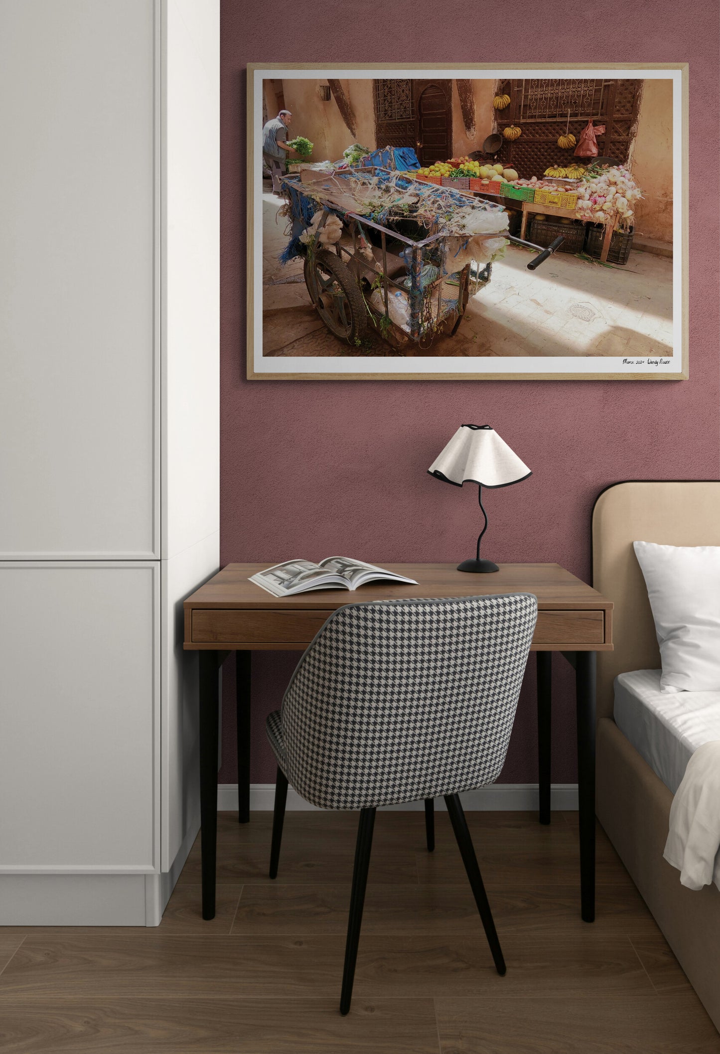 Market kart | Framed & Mounted Print