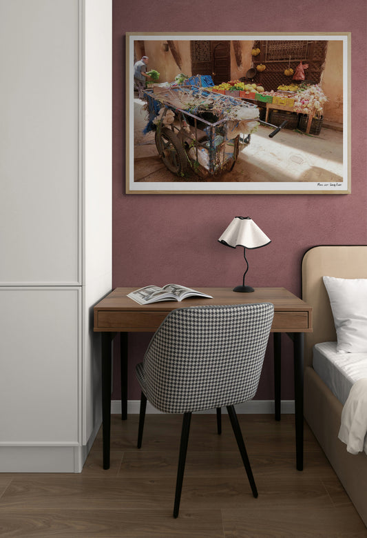 Market kart | Framed & Mounted Print