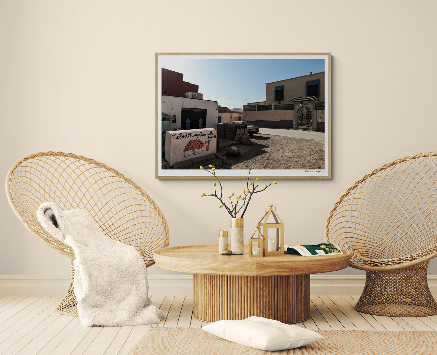 Juice counter |  Framed & Mounted Print