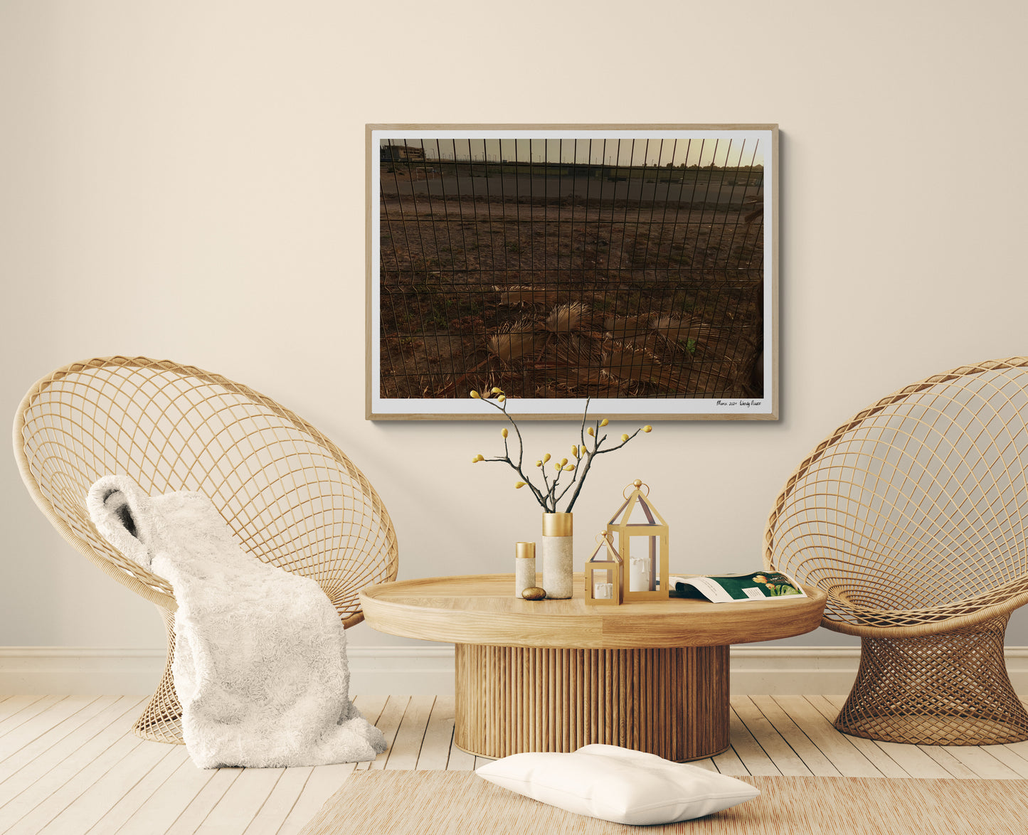 Palm leaves |  Framed & Mounted Print