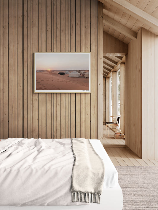 Sahara sunset |  Framed & Mounted Print