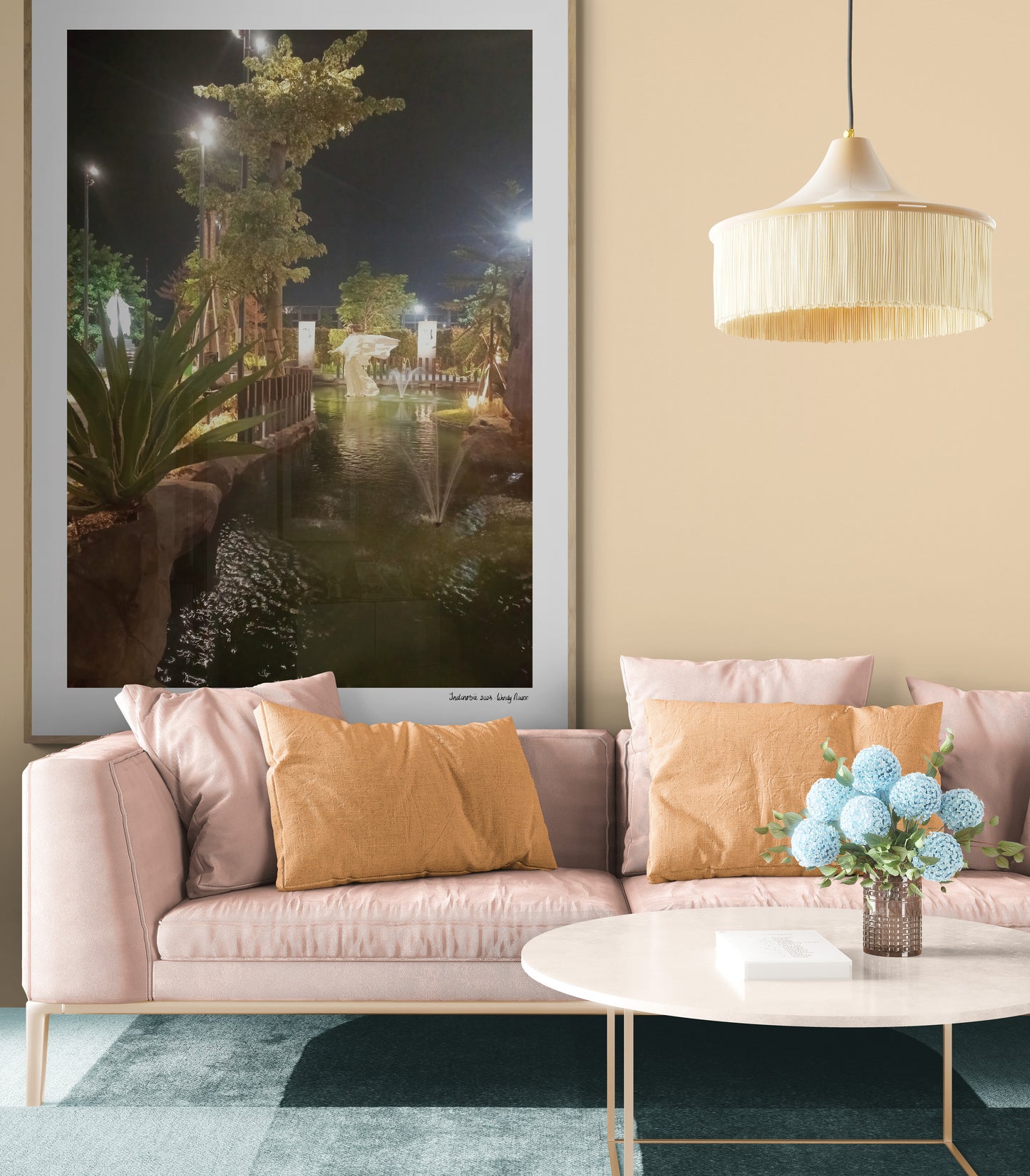 Jesus walks on water |  Framed & Mounted Print