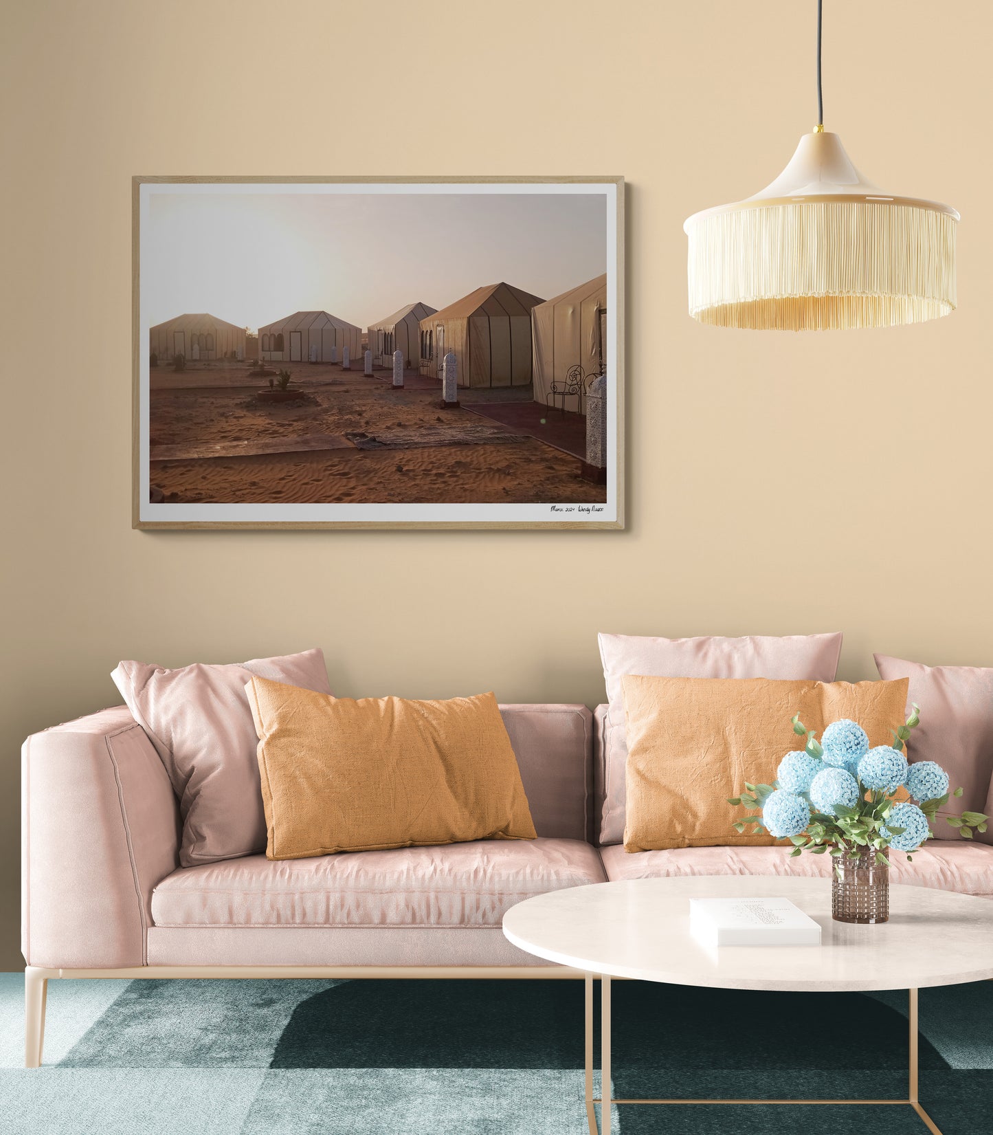 Sahari Camp | Framed & Mounted Print