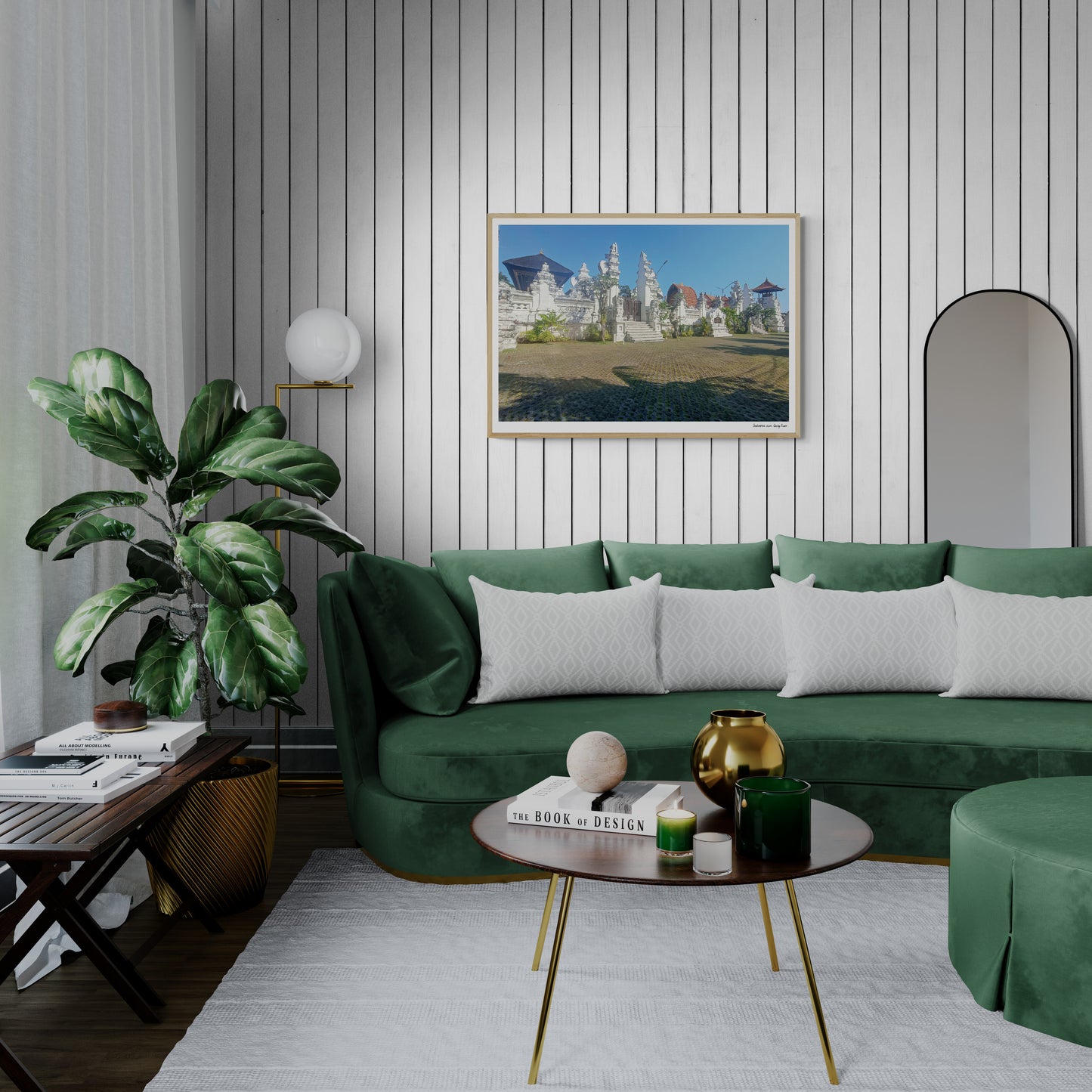 White temple |  Framed & Mounted Print