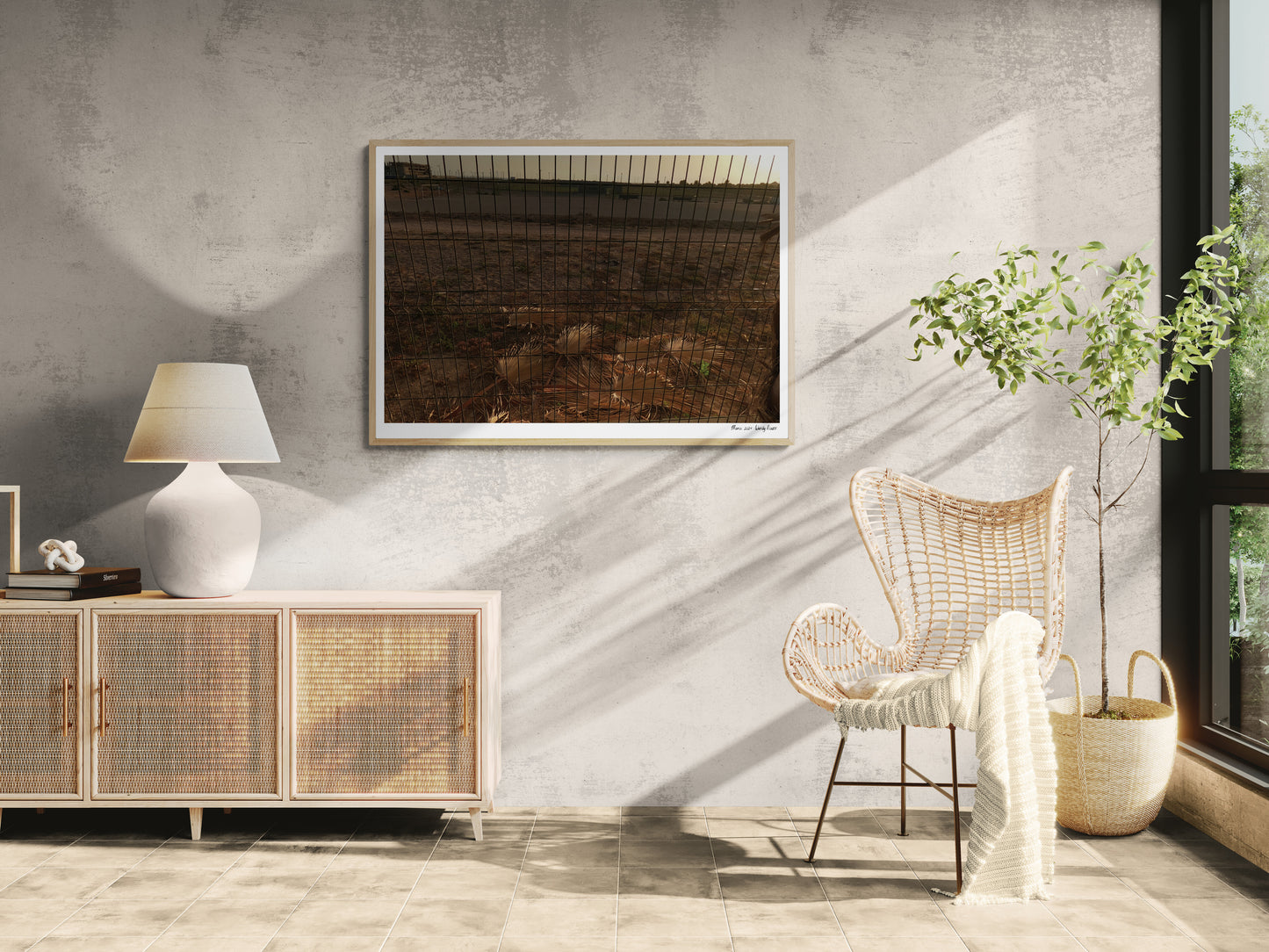 Palm leaves |  Framed & Mounted Print