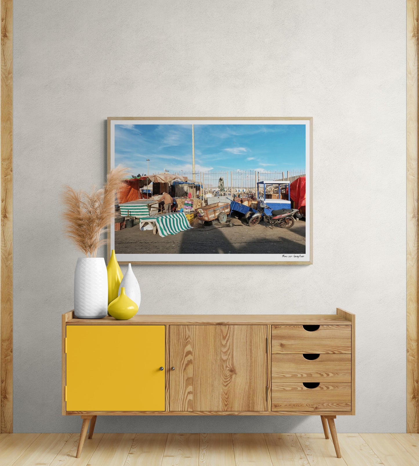 Harbour Market |  Framed & Mounted Print