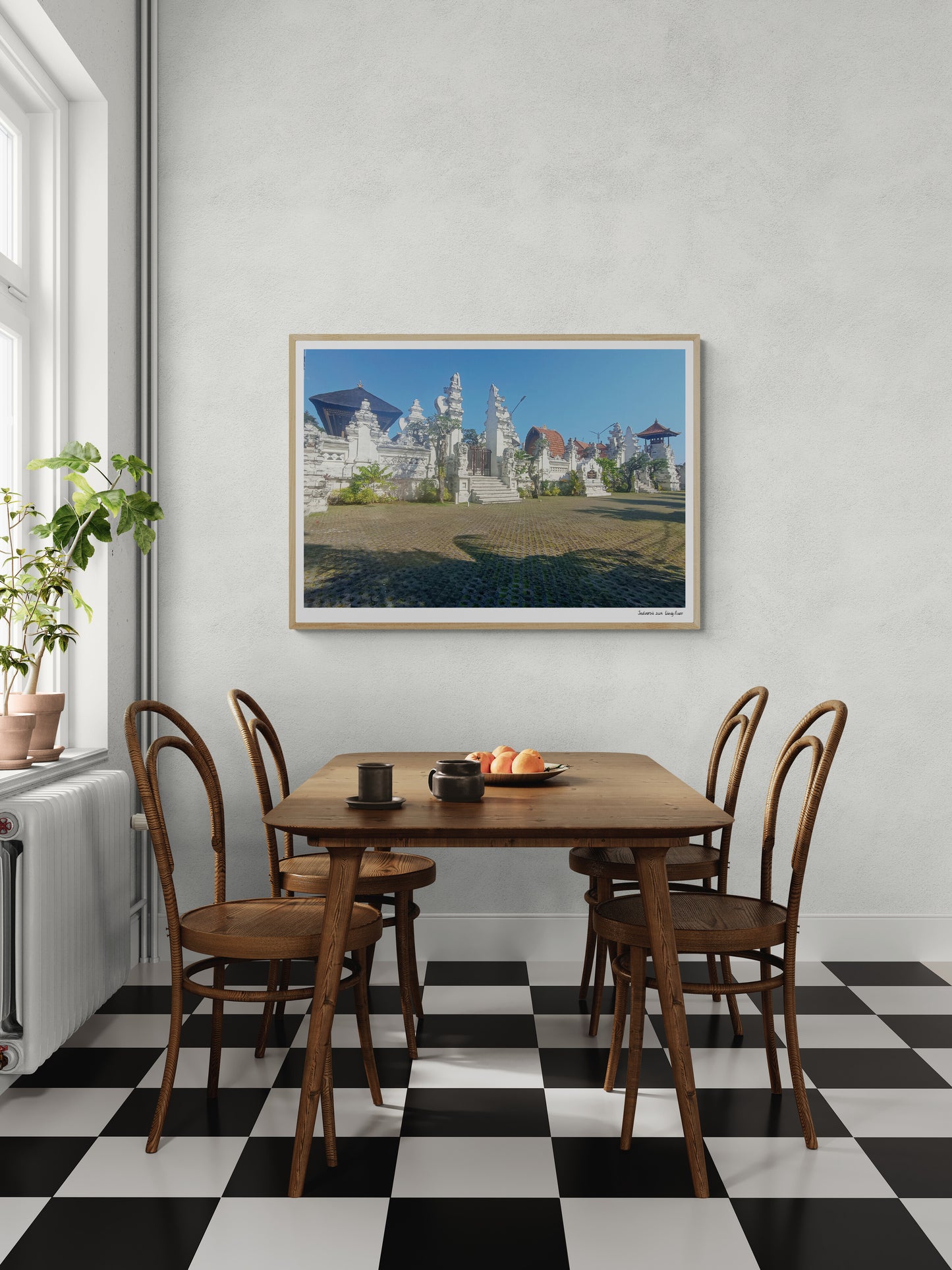 White temple |  Framed & Mounted Print