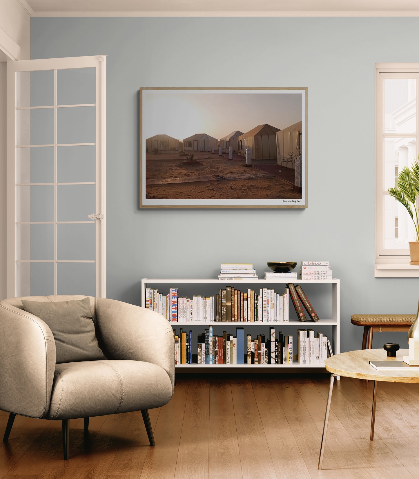 Sahari Camp | Framed & Mounted Print