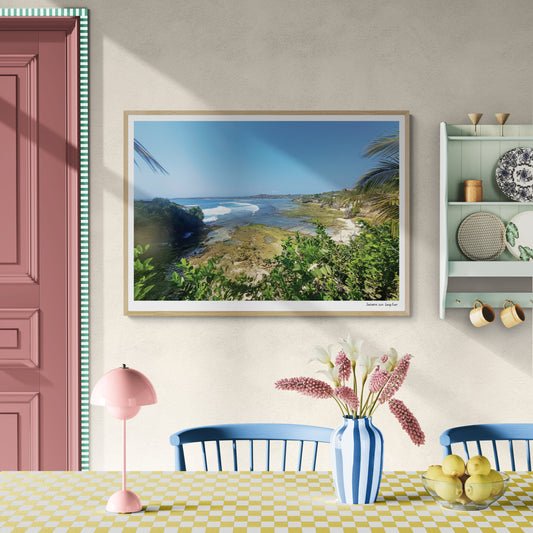 Sea from jungle |  Framed & Mounted Print